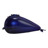 HR3 Zephyr Blue / Black Sunglo Fuel Gas Tank For 2008-2023 Harley Touring Models